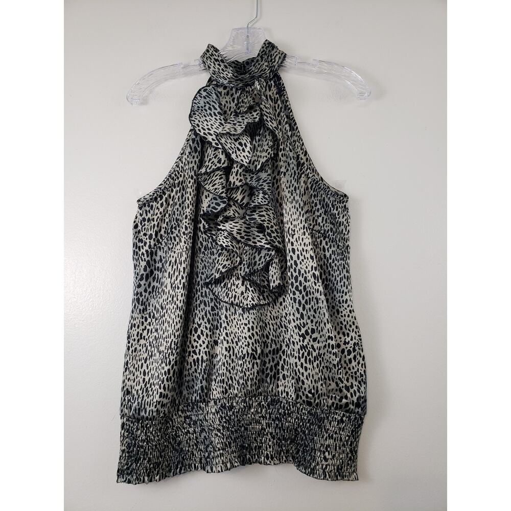 Y2K Dizzy Lizzy Women’s Tank Top Size L Ruffle Babydoll Romantic Cottagecore